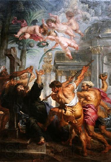 Peter Paul Rubens Martyrdom of St Thomas Norge oil painting art
